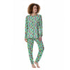 Fruits Pixel Print Pattern Women's Pajamas-grizzshop