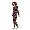 Fruits Tropical Print Pattern Women's Pajamas-grizzshop