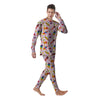 Fruity Ice Cream Print Pattern Men's Pajamas-grizzshop