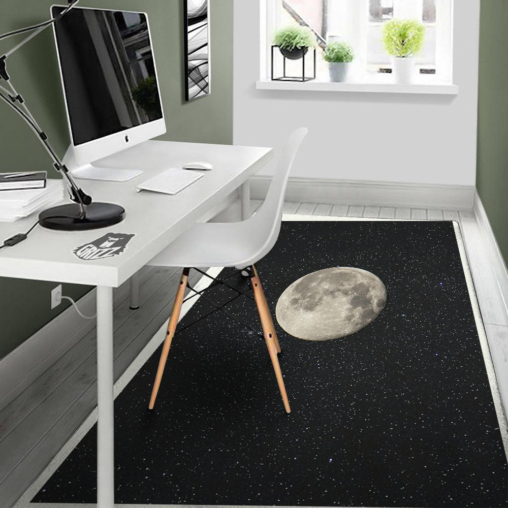 Full Moon Print Floor Mat-grizzshop