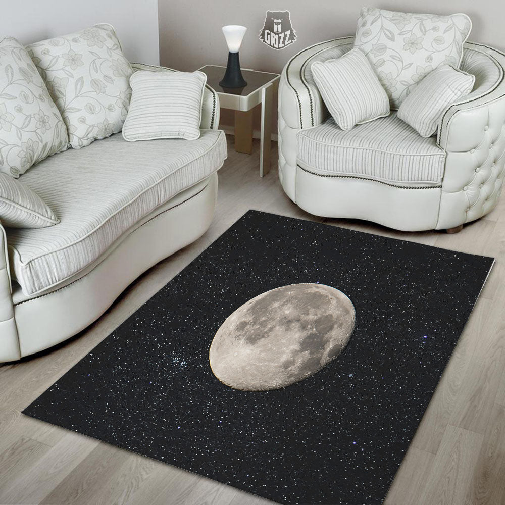 Full Moon Print Floor Mat-grizzshop
