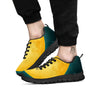 Full Moon Yellow Print Black Sneaker-grizzshop