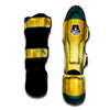 Full Moon Yellow Print Muay Thai Shin Guards-grizzshop