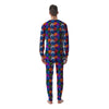 Funky Abstract Print Pattern Men's Pajamas-grizzshop