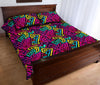 Funky Pattern Print Bed Set Quilt-grizzshop