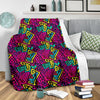 Funky Pattern Print Blanket-grizzshop