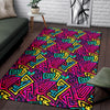 Funky Pattern Print Floor Mat-grizzshop