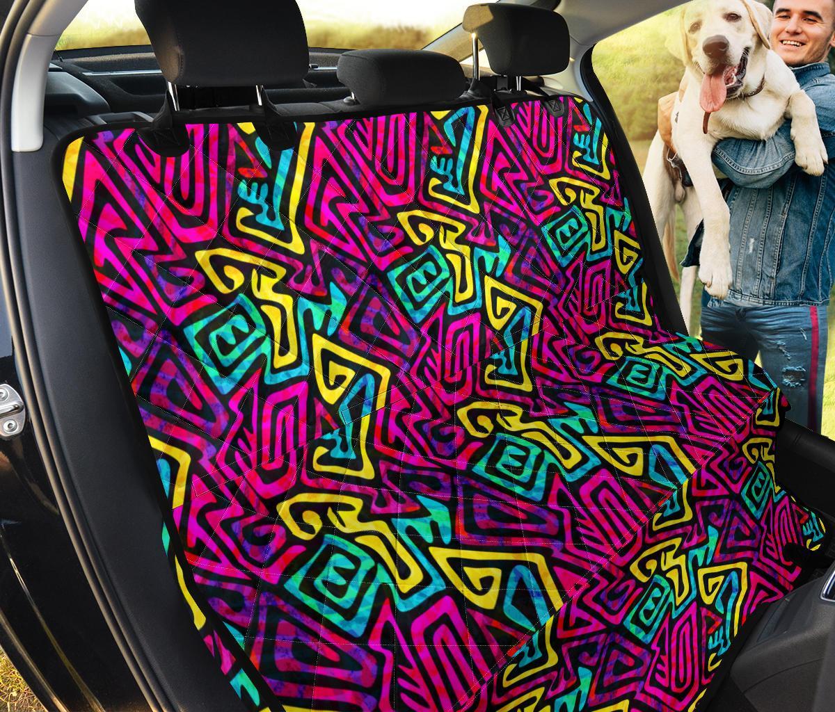 Funky Pattern Print Pet Car Seat Cover-grizzshop