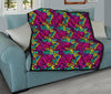 Funky Pattern Print Quilt-grizzshop