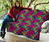 Funky Pattern Print Quilt-grizzshop