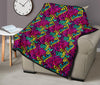 Funky Pattern Print Quilt-grizzshop