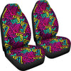 Funky Pattern Print Universal Fit Car Seat Covers-grizzshop