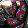 Funky Pattern Print Universal Fit Car Seat Covers-grizzshop