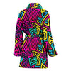 Funky Pattern Print Women Long Robe-grizzshop