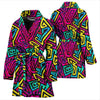 Funky Pattern Print Women Long Robe-grizzshop