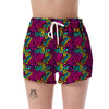 Funky Pattern Print Women's Shorts-grizzshop