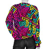 Funky Pattern Print Women's Sweatshirt-grizzshop