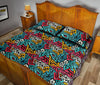 Funky Print Pattern Bed Set Quilt-grizzshop