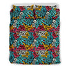 Funky Print Pattern Duvet Cover Bedding Set-grizzshop