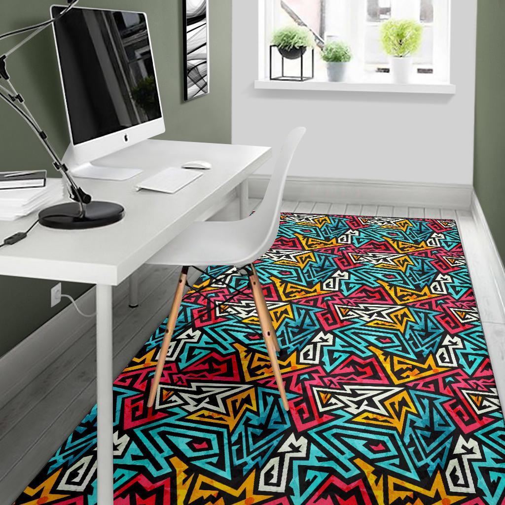 Funky Print Pattern Floor Mat-grizzshop