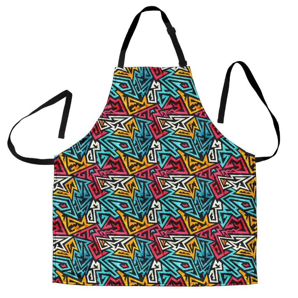 Funky Print Pattern Men's Apron-grizzshop