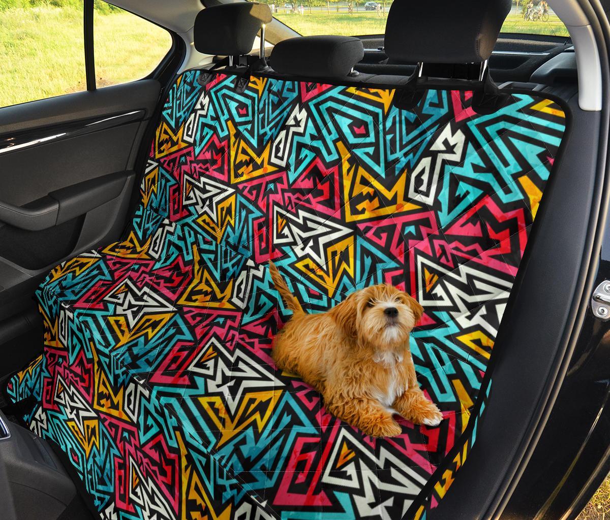 Funky Print Pattern Pet Car Seat Cover-grizzshop