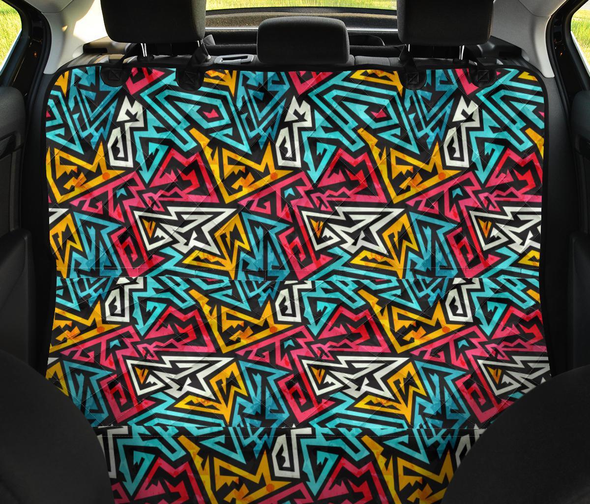 Funky Print Pattern Pet Car Seat Cover-grizzshop