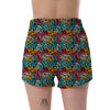 Funky Print Pattern Women's Shorts-grizzshop