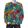 Funky Print Pattern Women's Sweatshirt-grizzshop