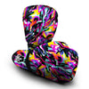 Funky Psychedelic Print Pattern Boxing Gloves-grizzshop