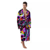 Funky Psychedelic Print Pattern Men's Robe-grizzshop