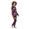 Funky Psychedelic Print Pattern Women's Pajamas-grizzshop