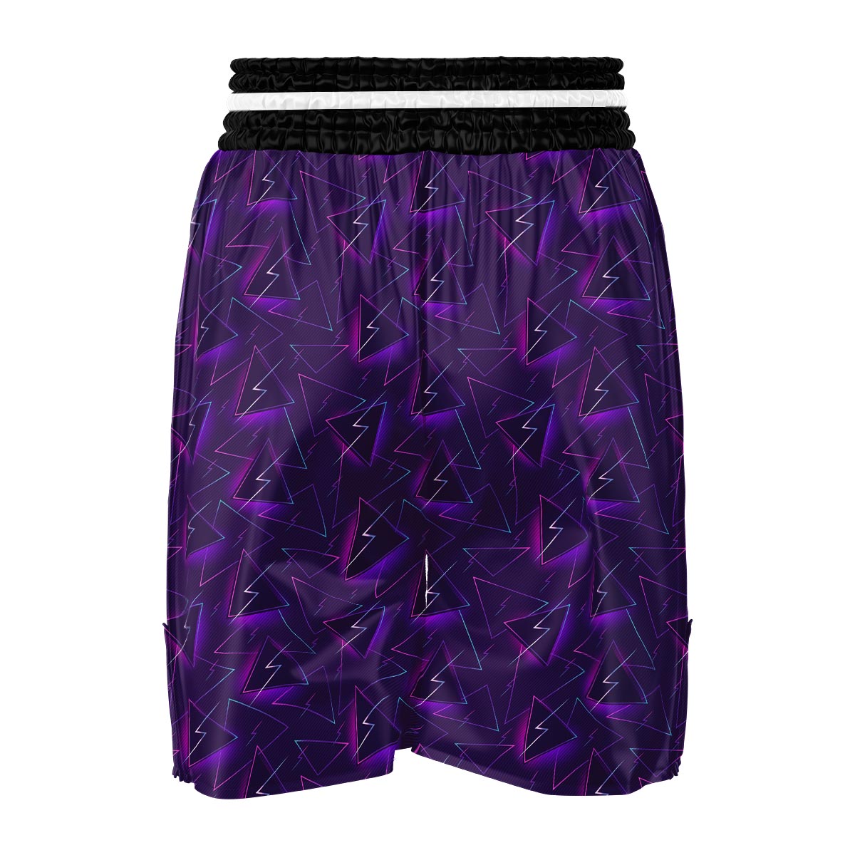 Funky Retro Print Pattern Boxing Shorts-grizzshop