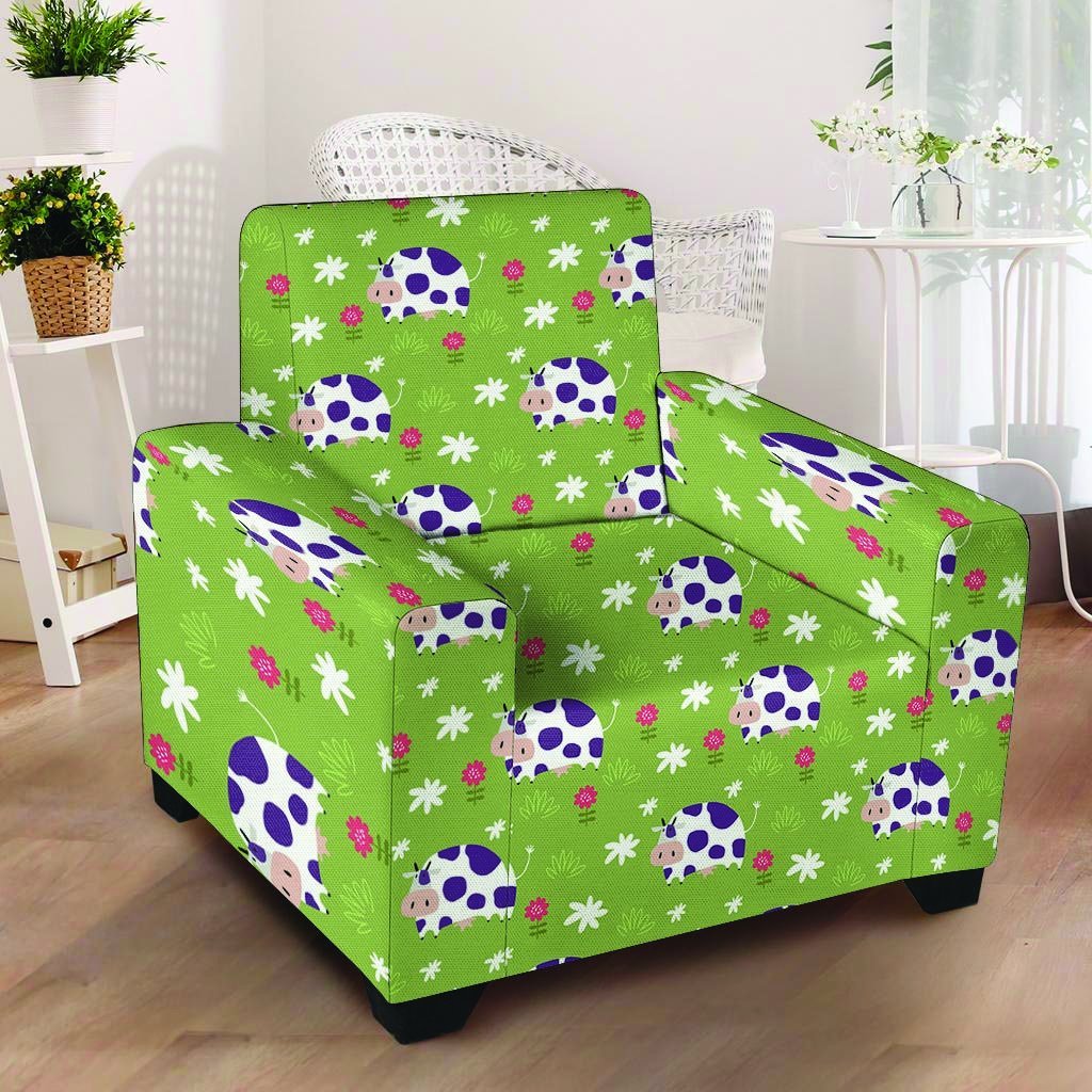 Funny Cow For Kids Armchair Cover-grizzshop