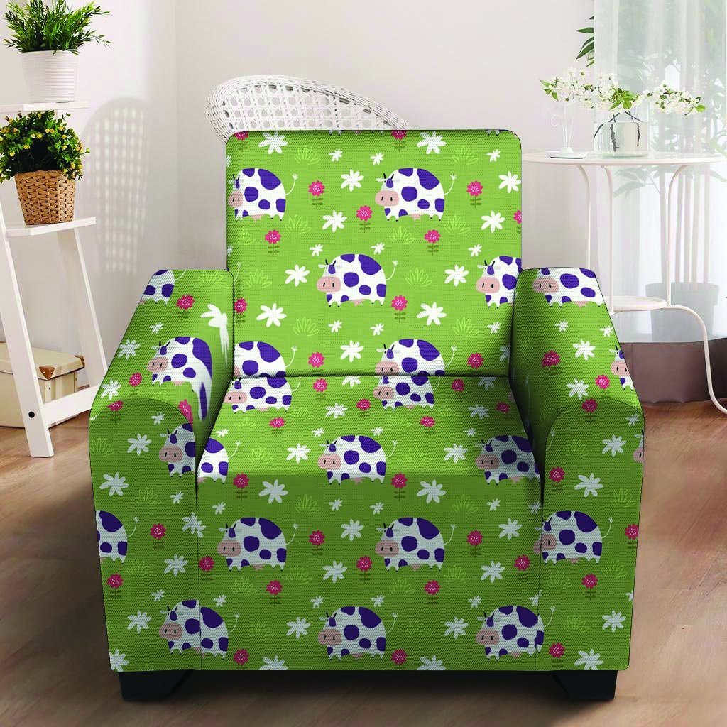 Funny Cow For Kids Armchair Cover-grizzshop