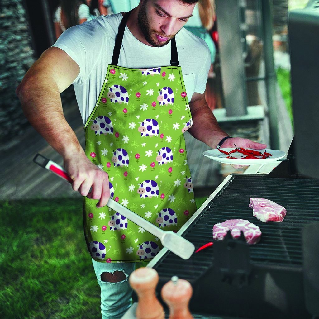 Funny Cow For Kids Men's Apron-grizzshop