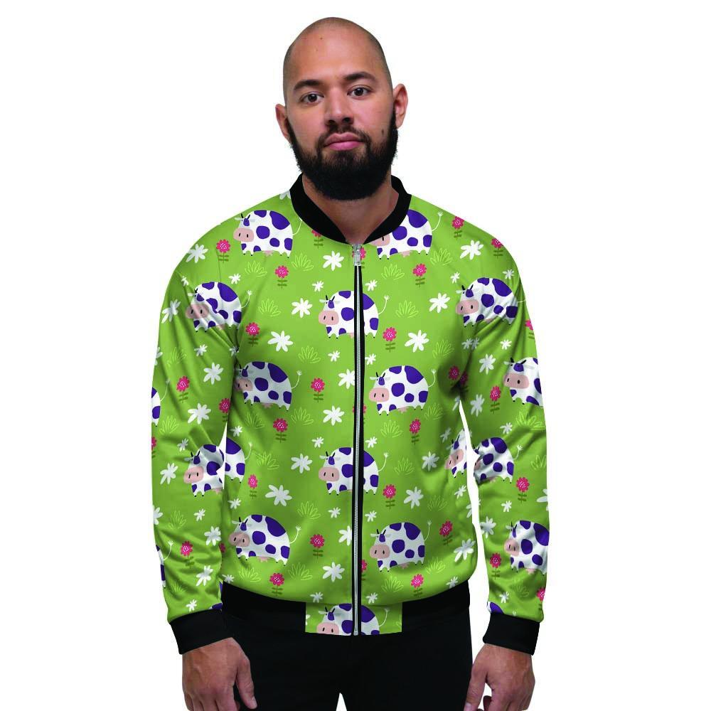 Funny Cow For Kids Men's Bomber Jacket-grizzshop