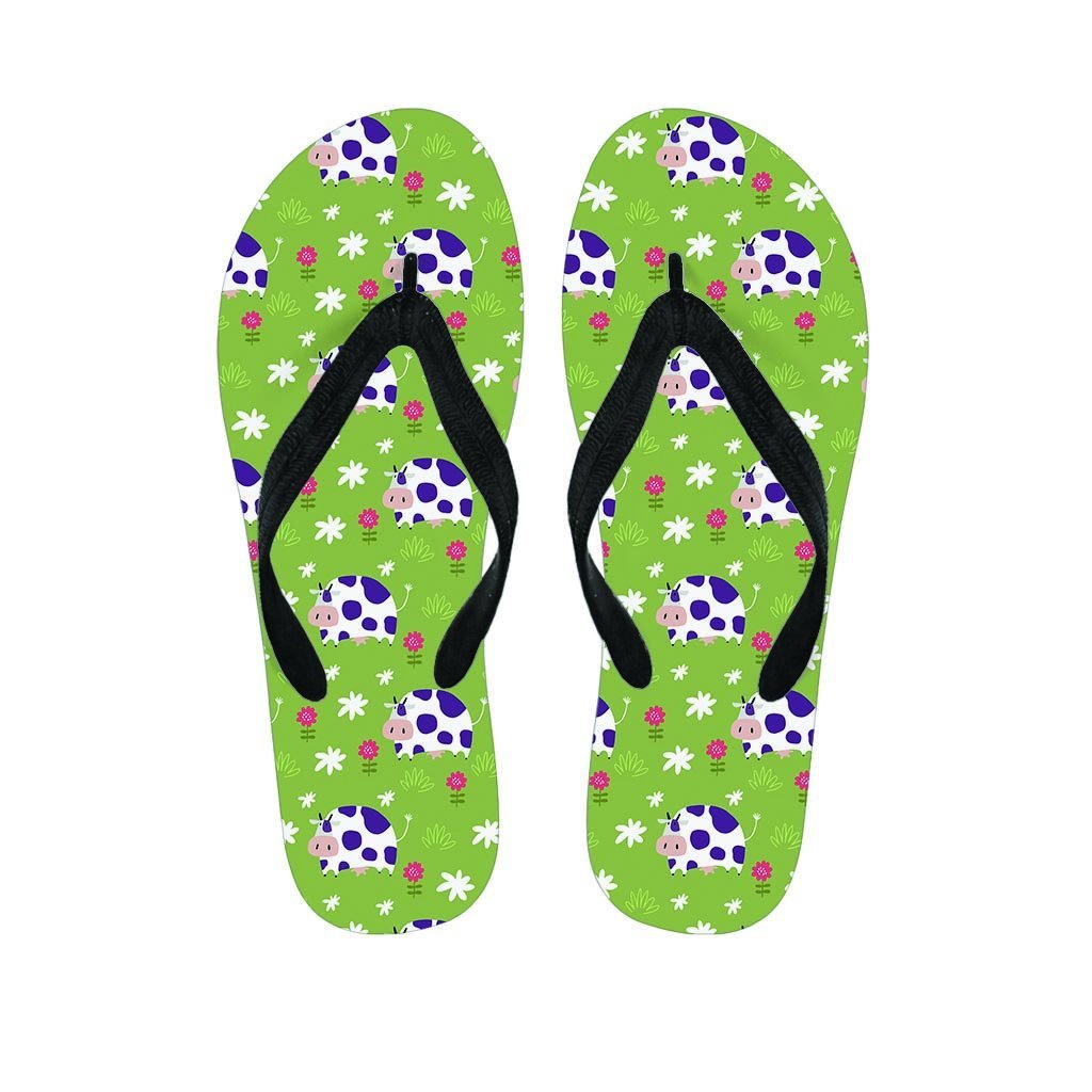 Funny Cow For Kids Men's Flip Flops-grizzshop