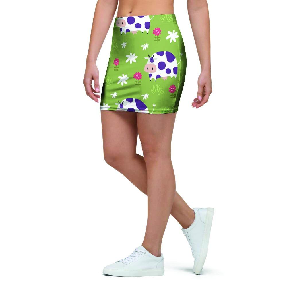 Funny Cow For Kids Mini Skirt-grizzshop