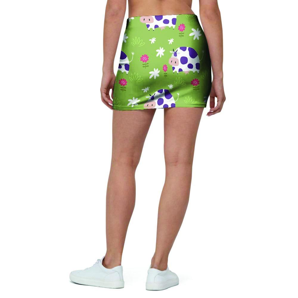 Funny Cow For Kids Mini Skirt-grizzshop