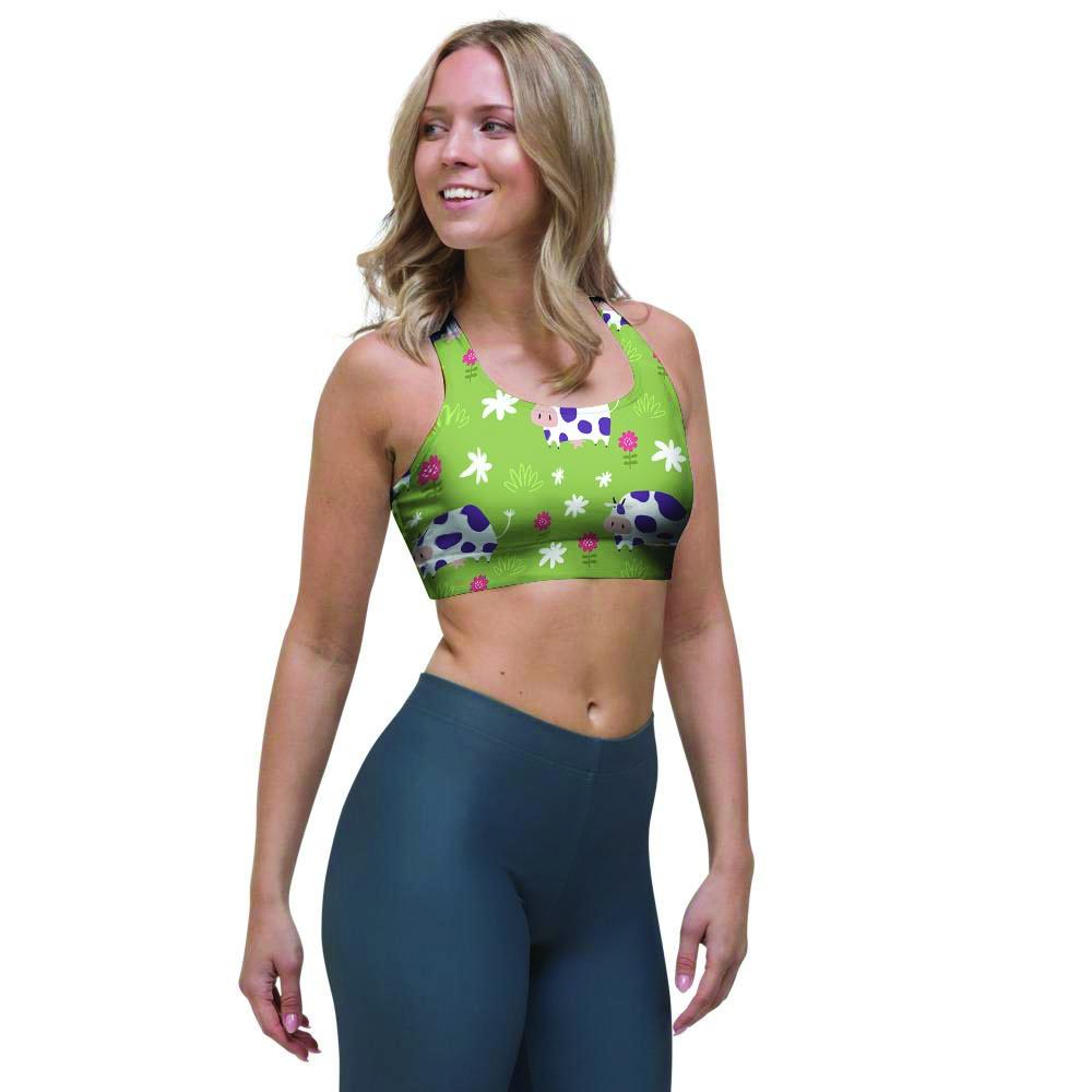 Funny Cow For Kids Sports Bra-grizzshop