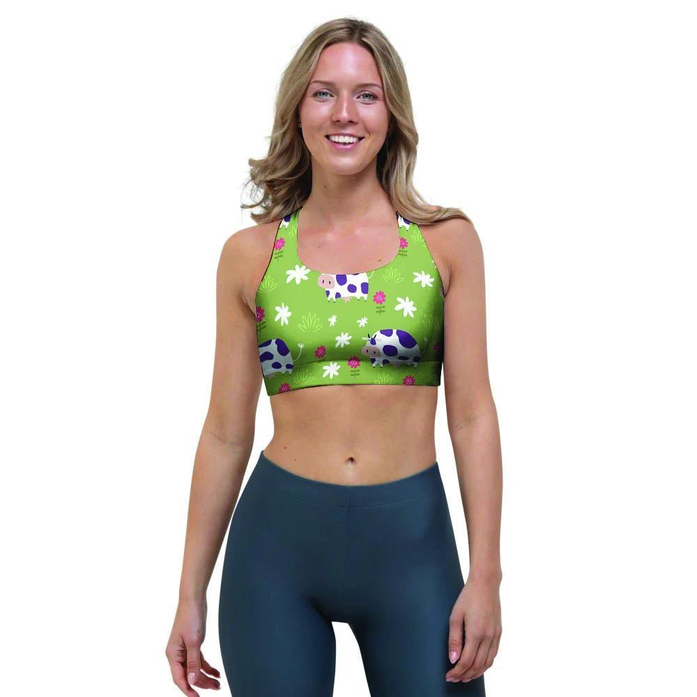 Funny Cow For Kids Sports Bra-grizzshop