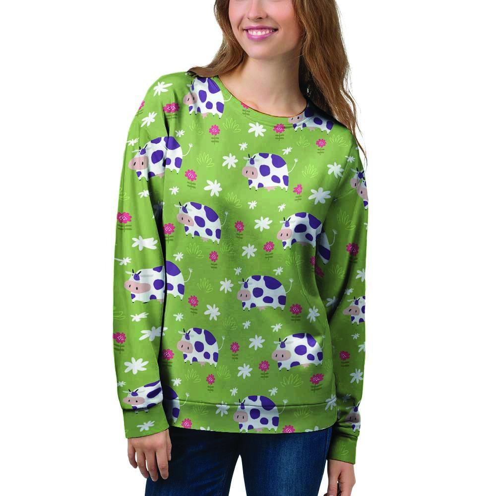 Funny Cow For Kids Women's Sweatshirt-grizzshop