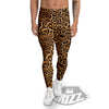 Fur Jaguar Print Pattern Men's Leggings-grizzshop