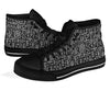 Futhark Norse Runes Scandinavian Viking Pattern Print Men Women's High Top Shoes-grizzshop