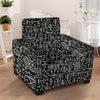 Futhark Norse Viking Armchair Cover-grizzshop