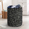 Futhark Norse Viking Laundry Basket-grizzshop