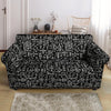 Futhark Norse Viking Loveseat Cover-grizzshop