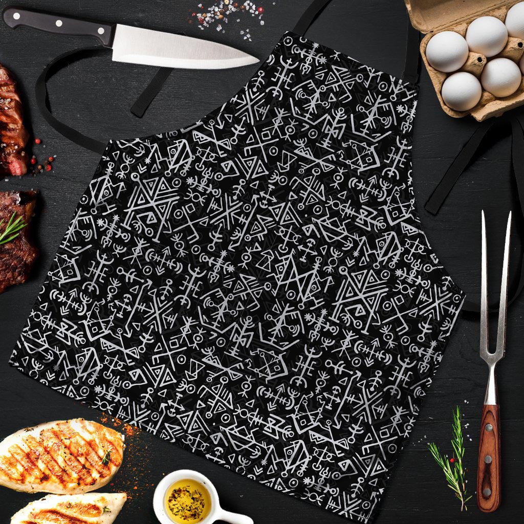 Futhark Norse Viking Men's Apron-grizzshop