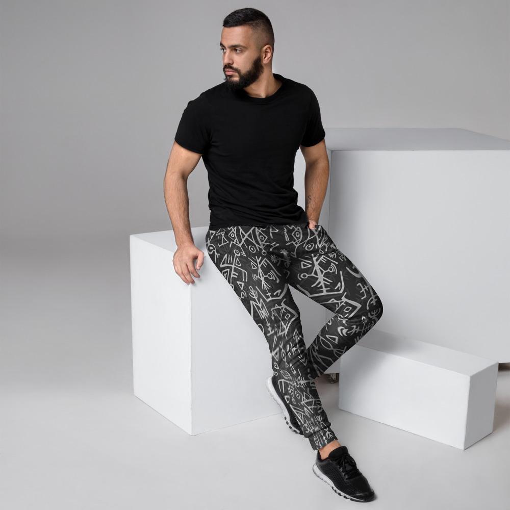 Futhark Norse Viking Men's Joggers-grizzshop